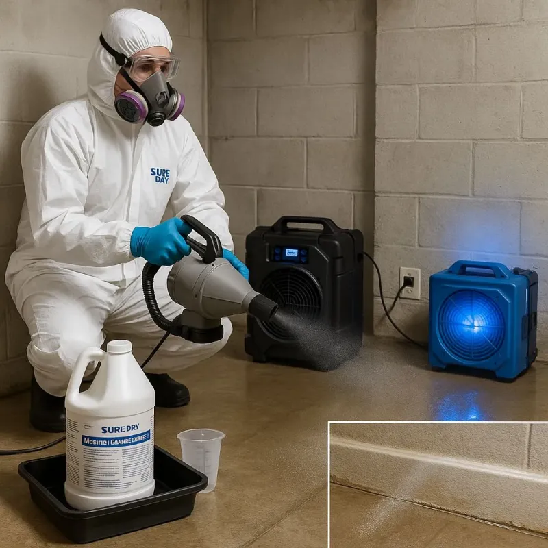 Sanitization and Odor Removal process in Kings Grant, NC