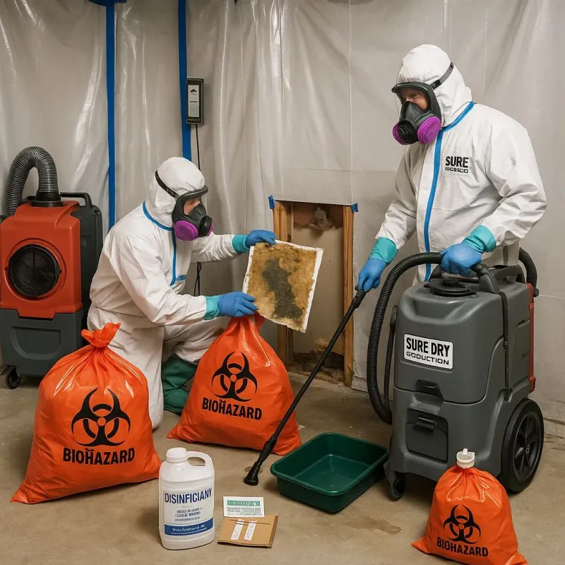 Contaminated Water Handling Protocols process in Kings Grant, NC