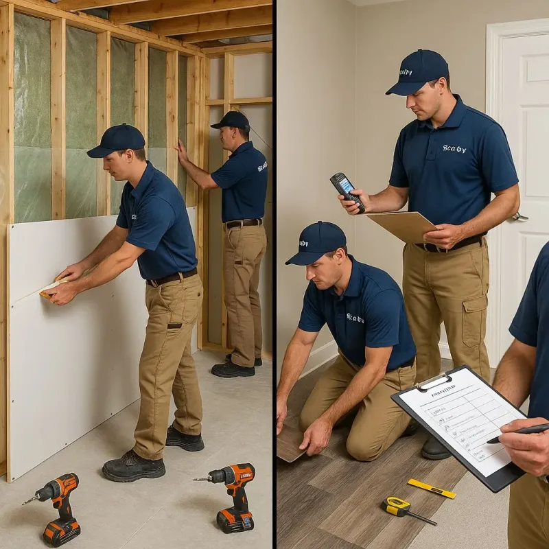 Repairs and Reconstruction process in Kings Grant, NC
