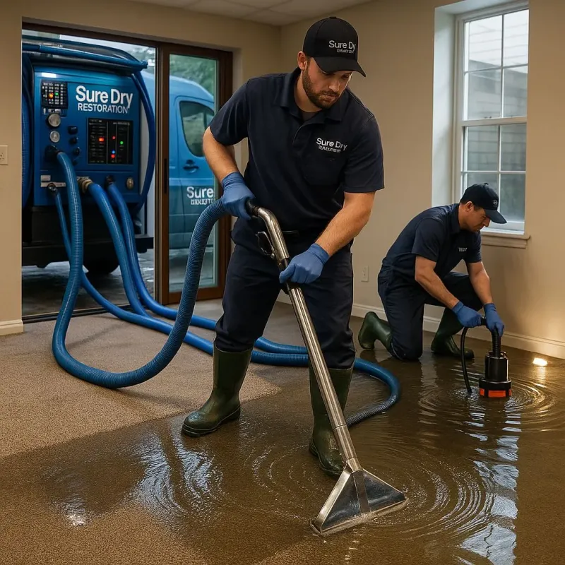 Water Extraction and Removal process in Kings Grant, NC